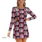 Modèle Pin Up des années 70, chic et élégant