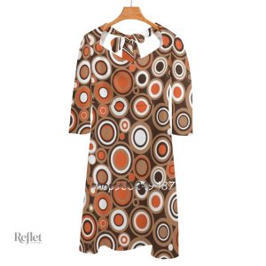 Robe à l'esprit rétro, style des années 70