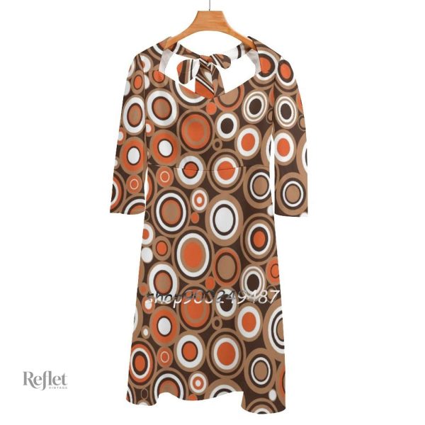 Robe à l'esprit rétro, style des années 70