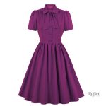 Robe à épaules larges inspirée des années 80
