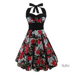Robe chic style années 80, élégance rétro
