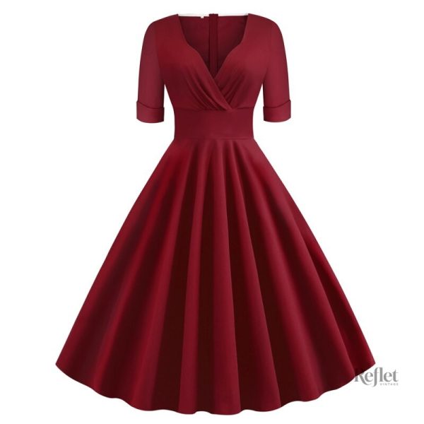 Robe de soirée colorée inspirée des 80