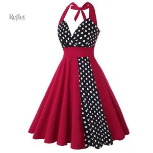 Robe Disco Année 80 aux couleurs vives