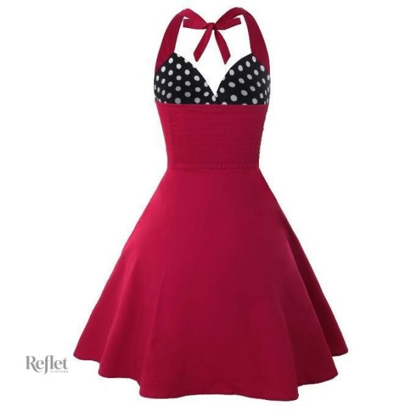 Robe rétro style disco années 80