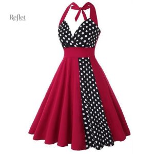 Robe à paillettes inspirée des années 80