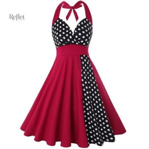 Robe vintage disco pour soirées dansantes