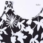 Robe rétro avec motifs colorés pour jeunes filles
