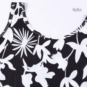 Robe rétro avec motifs colorés pour jeunes filles