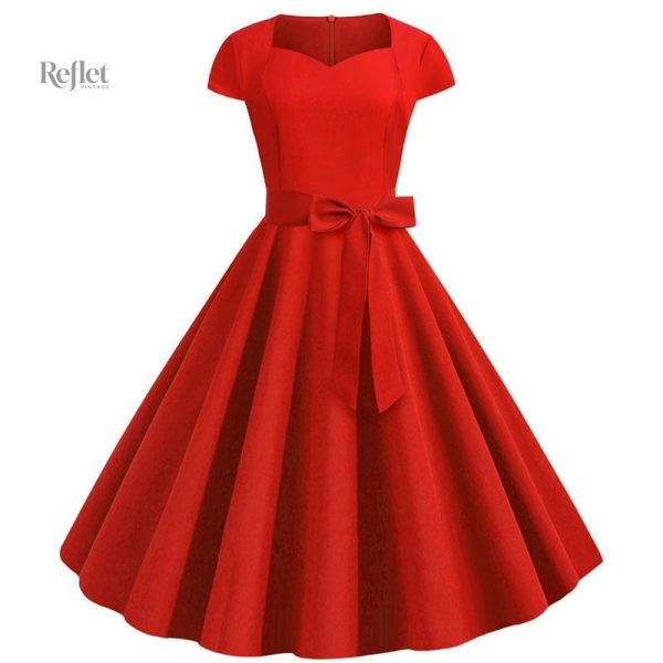 robe-annee-80-italienne-1 Robe italienne années 80, style vintage chic