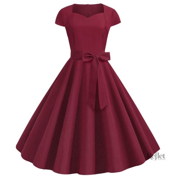 Style rétro chic, robe italienne années 80