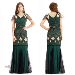 Robe style années 20 élégante et vintage