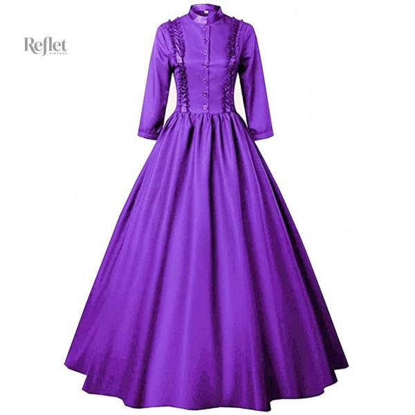 Robe d'époque années 20, charme antique et détails raffinés