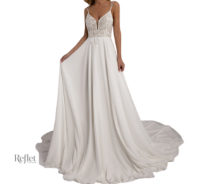 Robe blanche années 20 élégante et vintage