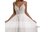 Robe rétro année 20 en blanc, style flapper chic