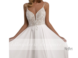 Robe rétro année 20 en blanc, style flapper chic