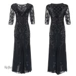 Robe vintage chic années 20 cérémonie