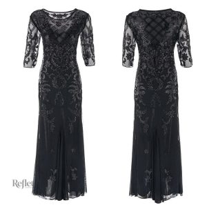 Robe vintage chic années 20 cérémonie