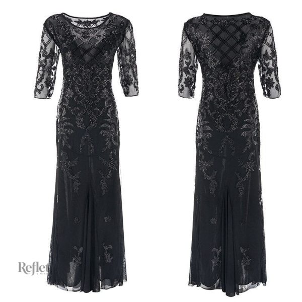 Robe vintage chic années 20 cérémonie