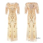 Robe cérémonie inspirée des années 20 glamour