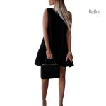 Robe courte sombre style années 20 élégante