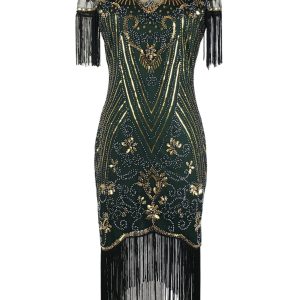 Robe Femme Années 20 élégante et rétro