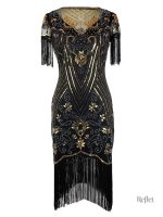 Style années 20, robe femme chic et glamour