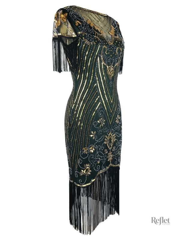 Robe à franges inspirée des années folles
