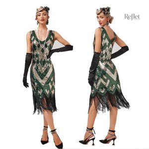 Robe rétro années 20, parfaite pour soirées dansantes