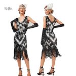 Robe années 20 avec coupe fluide et tendance