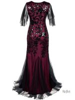 Robe longue années 20 élégante et rétro