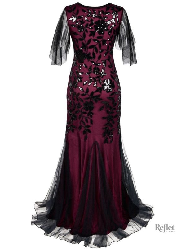 robe-annees-20-longue-1 Robe longue années 20 élégante et rétro