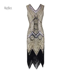 Robe longues style années 20 élégante