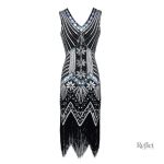 Robe classique années 20, look chic