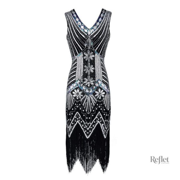Robe classique années 20, look chic