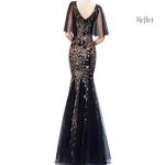 style glamour des années 20 en robe noire