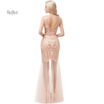 Robe années 20 en couleur nude, style rétro chic
