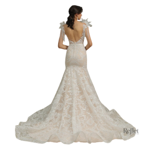 Robe de mariée inspirée des années 20, élégante et classique