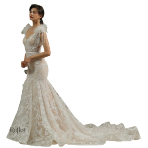 Tenue nuptiale années 20, parfaite pour un mariage rétro