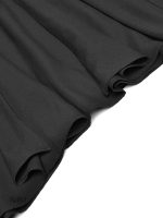 Robe longue années 40 avec ceinture cintrée chic