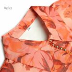 Robe vintage années 40 avec motif floral