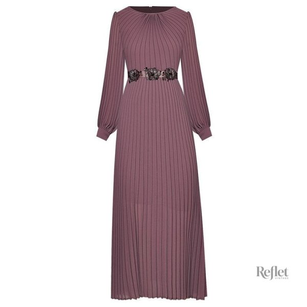 robe-annees-50-longue-1 Robe longue années 50 élégante et vintage