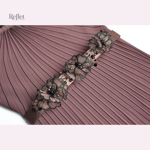 Robe années 50 style rétro avec jupe ample