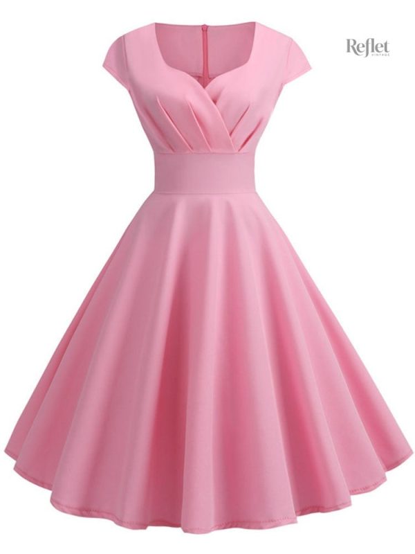 Robe classique années 60 pour femme