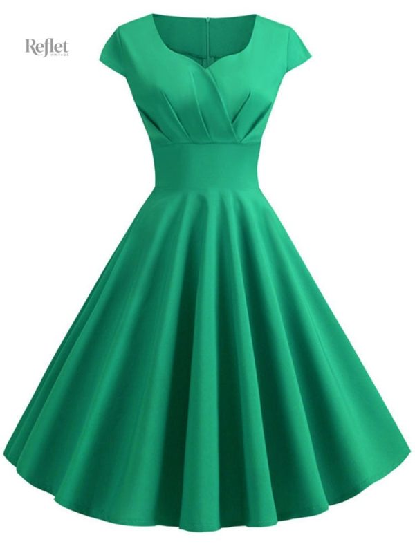 Robe femme années 60 colorée et stylée