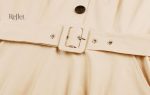 Mode années 70, robe avec bouton pour un look stylé