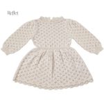 Robe années 70 pour fillette, style princesse coloré