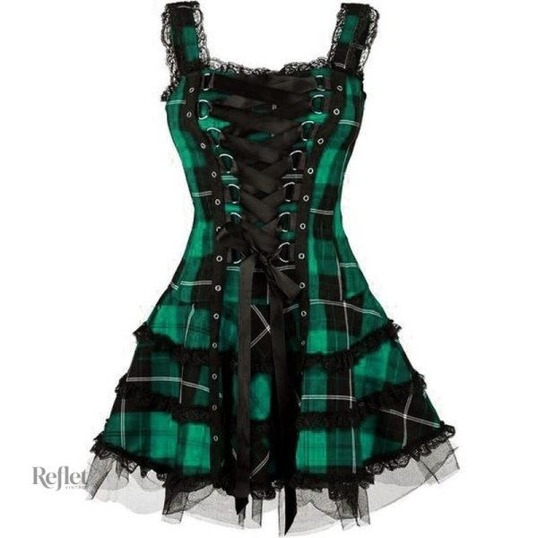Robe inspirée des années 80, coupe vintage