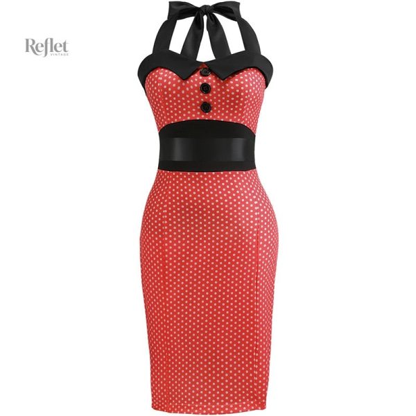 Robe festive style années 80