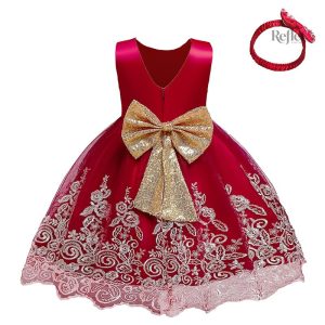 Robe festive pour bébé, idéale pour les occasions