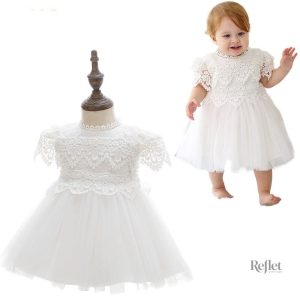 Robe Bebe Princesse Blanc pour un look élégant et raffiné